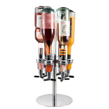 Load image into Gallery viewer, 6 Bottle Liquor Dispenser, Wall mounted Rotating Jet Bar Butle
